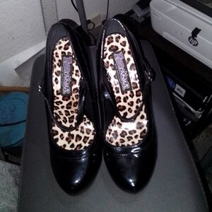 Funtasma Mary Jane patent Leather high heels. Size 9.